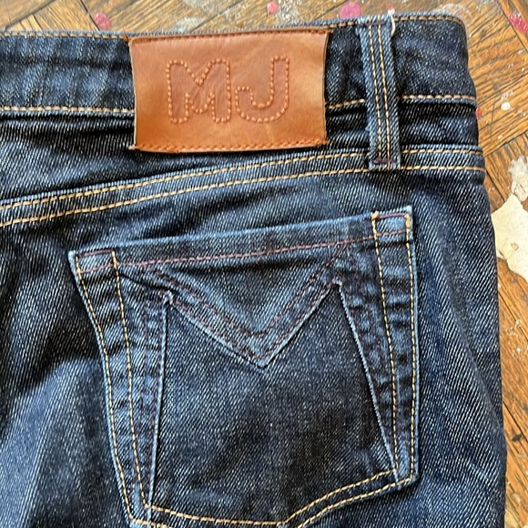 MARC JACOBS DARK STRAIGHT LEG JEANS LOW RISE W26 - Picture 7 of 9